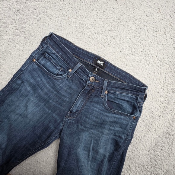 PAIGE Other - Paige Lennox Jeans Mens 30 Dark Blue Slim Fit Soft Stretch Made in USA Denim